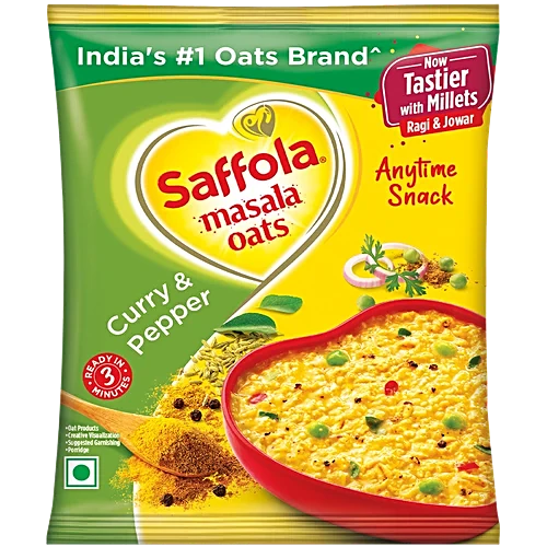 Saffola Masala Oats Curry Corn Pepper