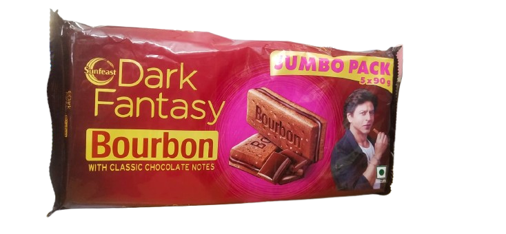 Sunfeast Dark Fantasy Bourbon With Classic Chocolate Notes
