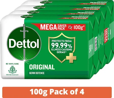 Dettol Soap Mega Saver Pack of 4