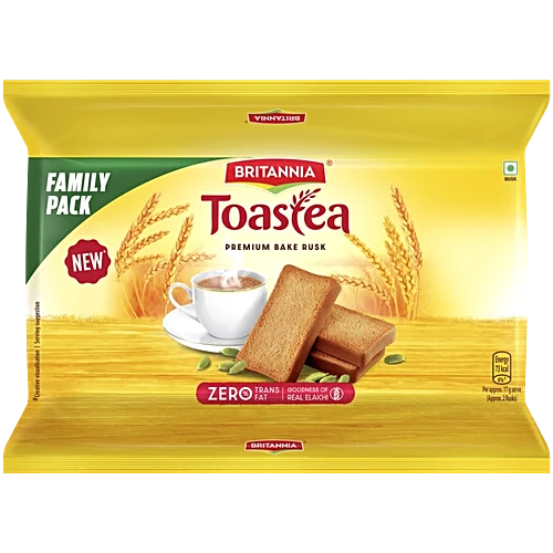 Britannia Toastea Premium Bake Rusk - With Real Elaichi