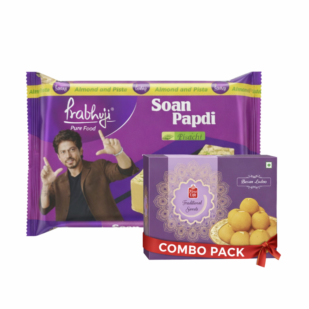 Soan Papdi With Besan Ladoo
