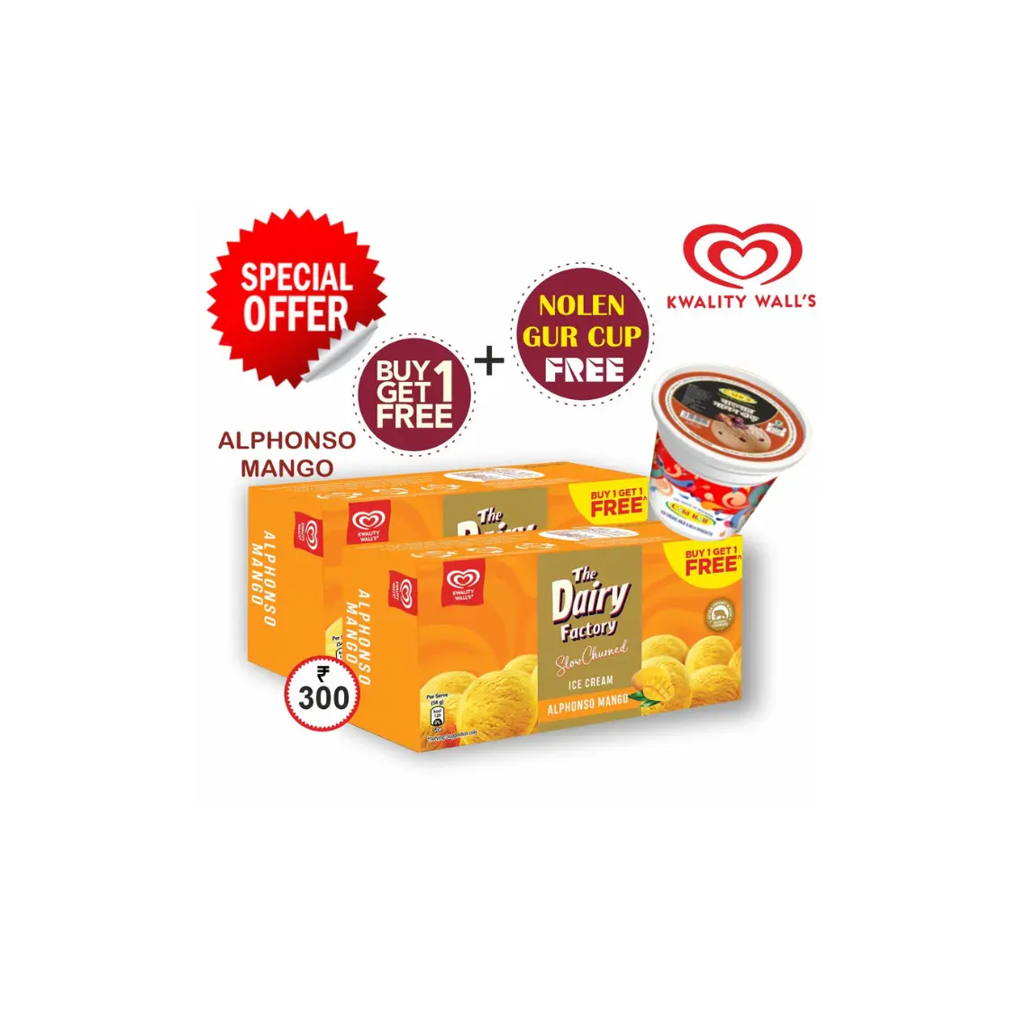 ALPHONSO MANGO + NOLEN GUR CUP