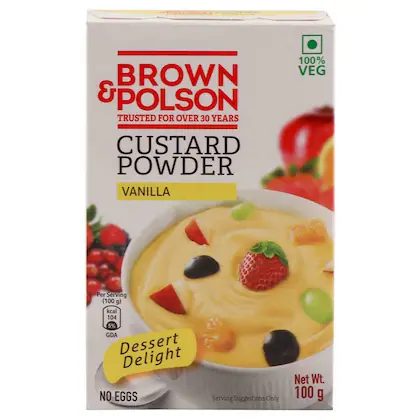 Brown & Polson Vanilla Custard Powder 100 g