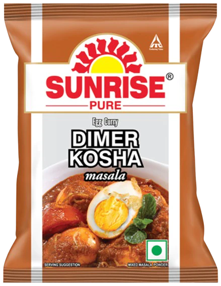 Sunrise Egg Curry Dimer Kosha Masala