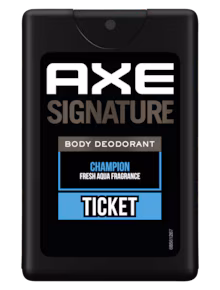 Axe Signature Ticket Champion Long Lasting Pocket
