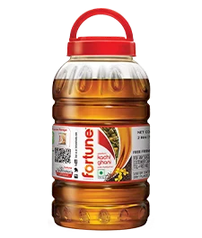 Fortune Kachi Ghani Mustard Oil 2 litr Pet Bharni