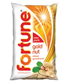 Fortune Goldnut Refined Groundnut Oil 1 litre Pouch
