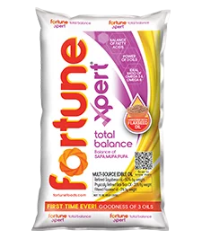 Fortune Xpert Total Balance Oil 1 litre Pouch