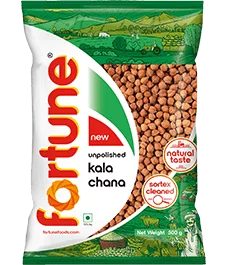 Fortune Unpolished Kala Chana Whole
