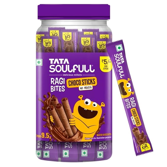 Ragi Bites Choco Sticks Jar Sticker