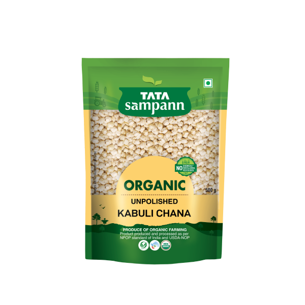 Tata Sampann Organic Unpolished Kabuli Chana