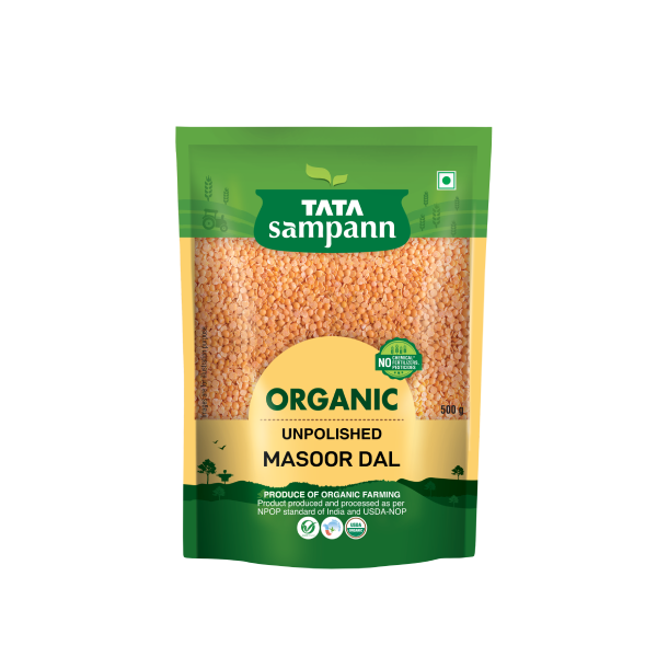 Tata Sampann Organic Unpolished Masoor Dal