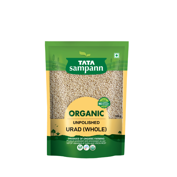 Tata Sampann Organic Unpolished Urad (Whole)