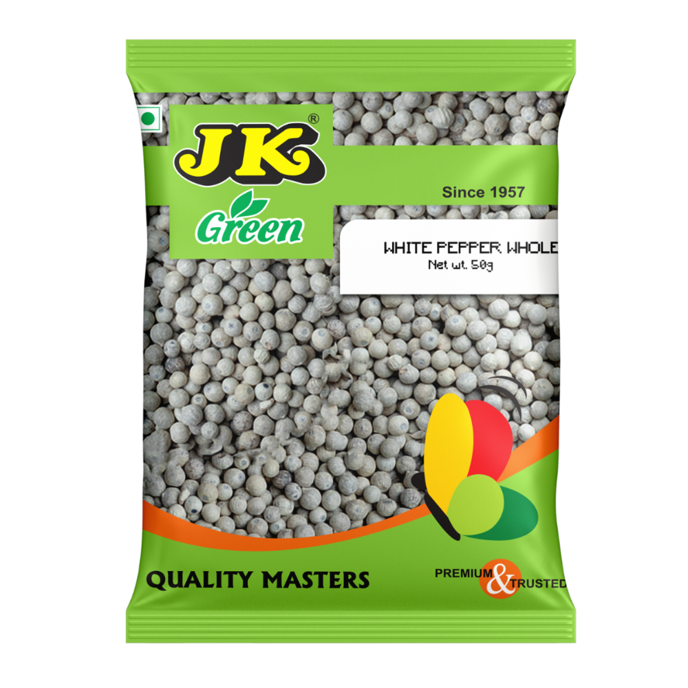 JK White Pepper Whole